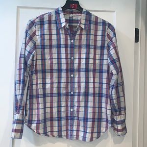 Lg. Long Sleeve Alex Mill Plaid Top